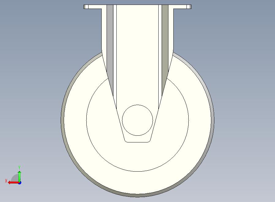 轻中载型(60~80kg)固定型脚轮[CAPG100-U]