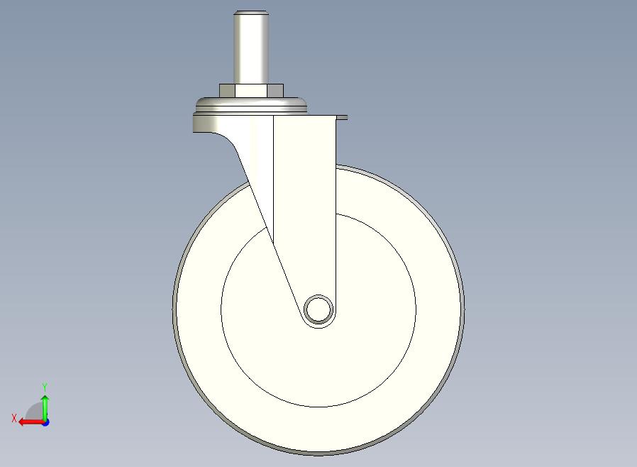 轻中载型(60~80kg)螺纹型脚轮[CAPM100-U]