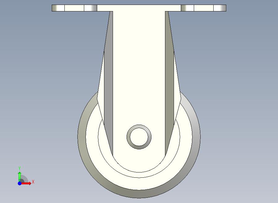 轻载型(20~40kg)固定型脚轮[CANG38-U]