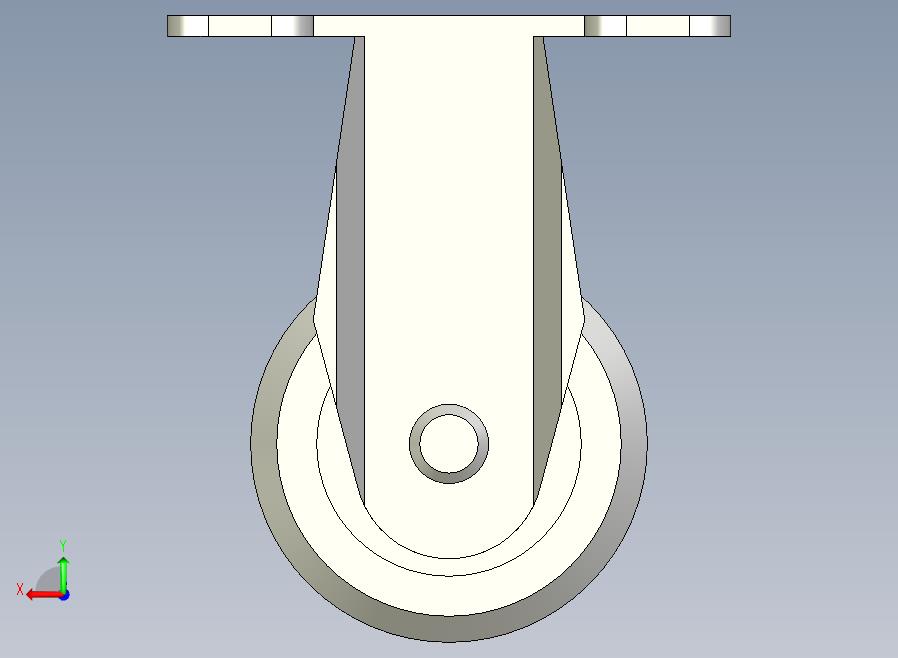 轻载型(20~40kg)固定型脚轮[CANG38-U]