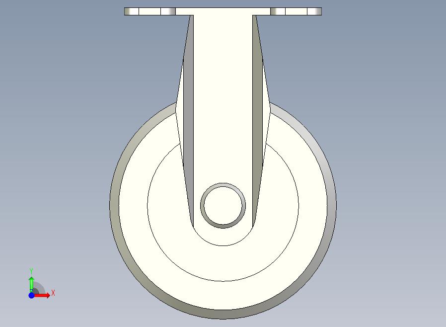 轻载型(20~40kg)固定型脚轮[CANG62-U]