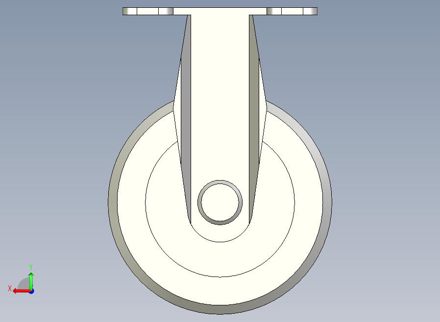 轻载型(20~40kg)固定型脚轮[CANG62-U]