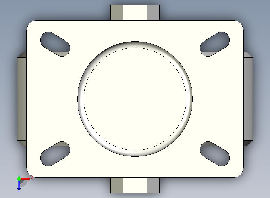 超重载型(450~1800kg)固定型脚轮[CAHKG200-MB]