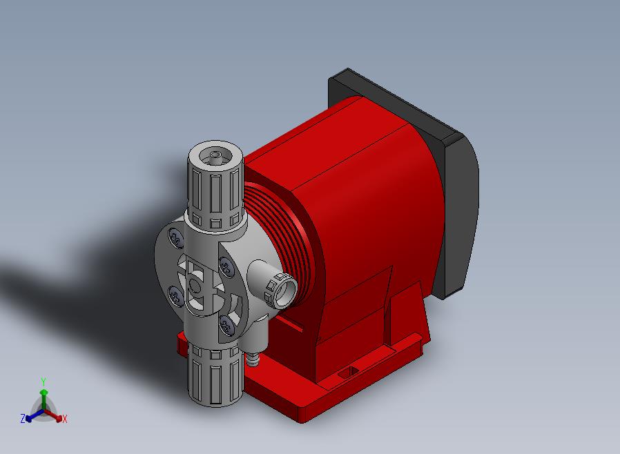 solidworks计量泵，柱塞泵