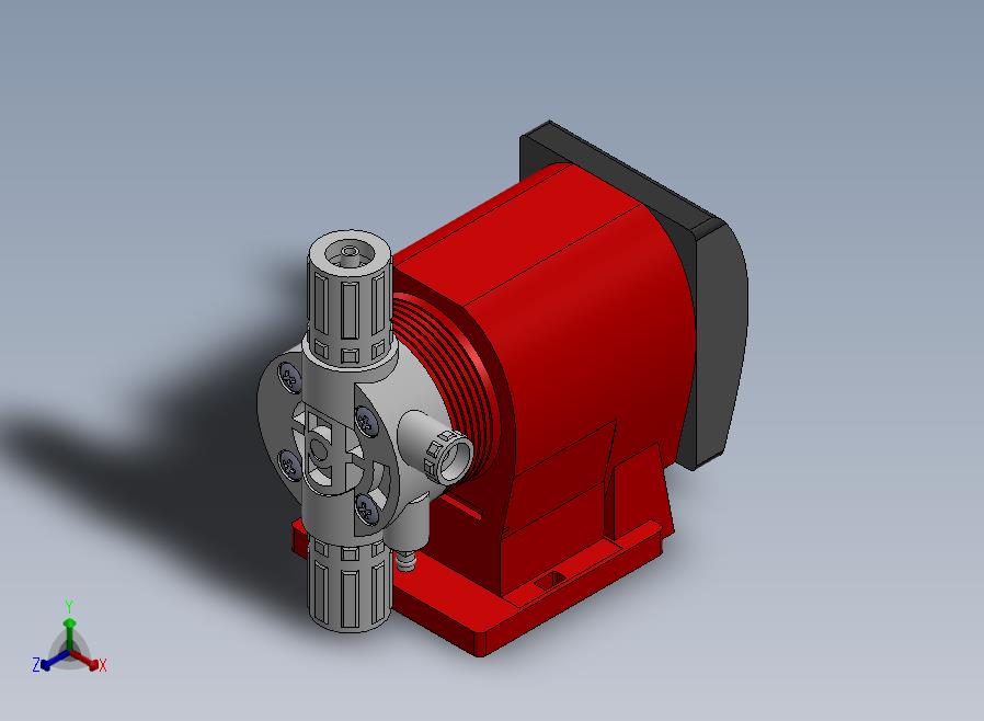 solidworks计量泵，柱塞泵