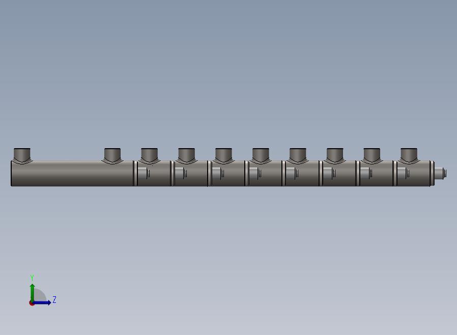 solidworks液压缸装配图设计25x16xlmm大小