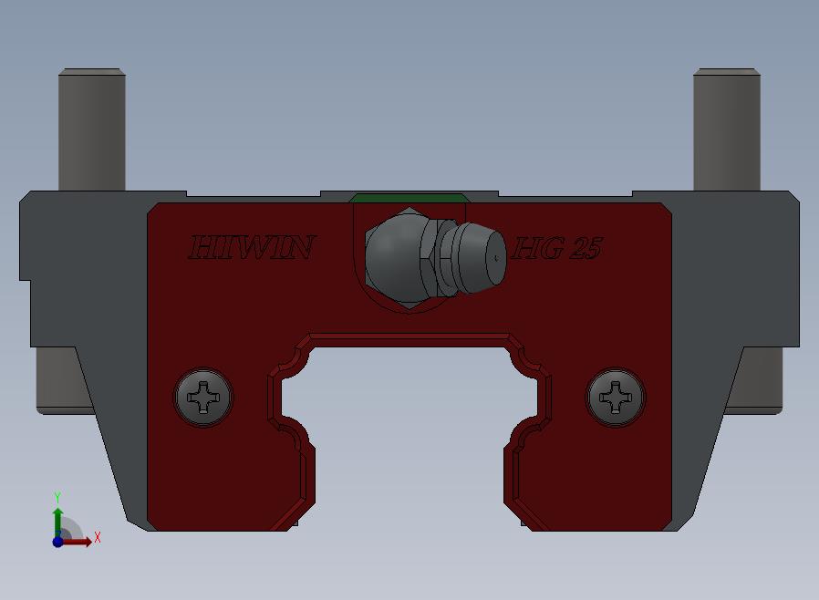 solidworksHIWIN上银直线导轨滑块副25cc