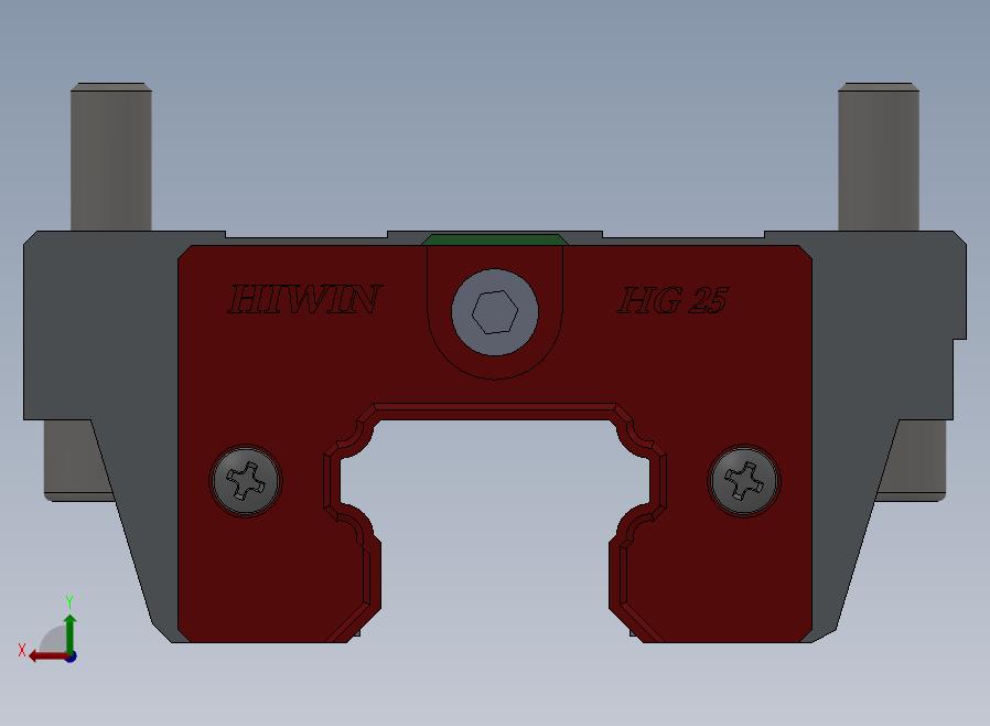 solidworksHIWIN上银直线导轨滑块副25cc