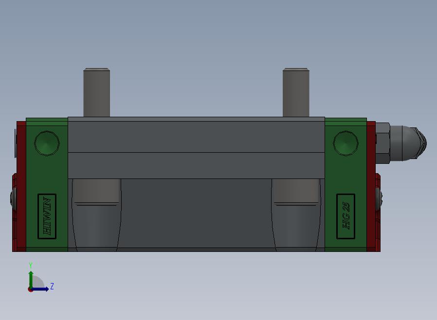 solidworksHIWIN上银直线导轨滑块副25cc