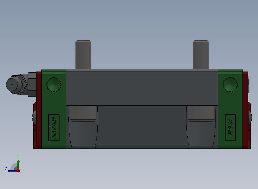 solidworksHIWIN上银直线导轨滑块副25cc