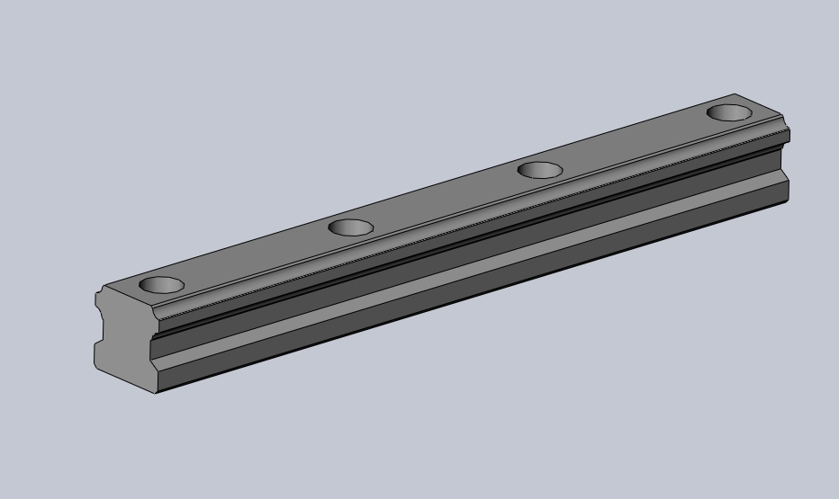 solidworksHIWIN上银直线导轨滑块副25cc