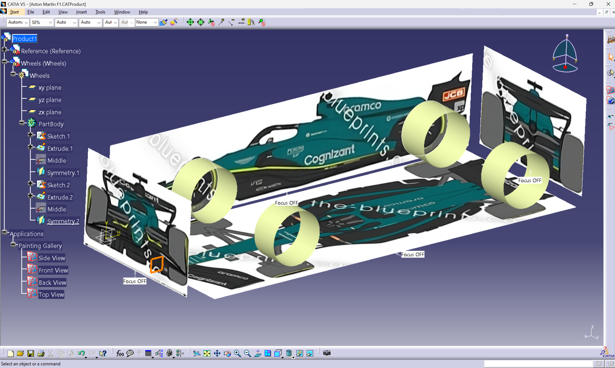 如何导入并对齐2d蓝图-in-catia-v5