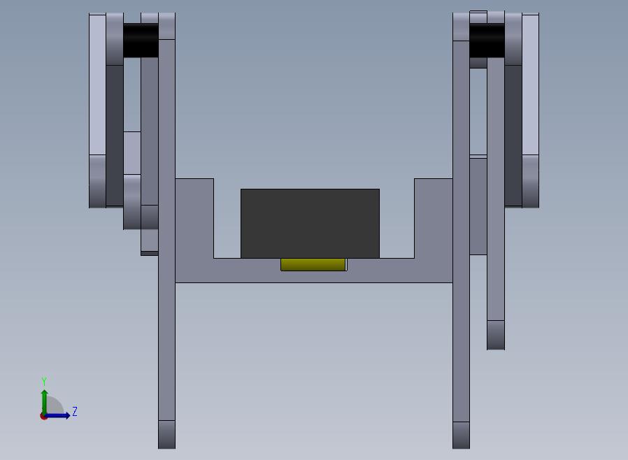 arana六足连杆行走结构3D图纸+Solidworks设计