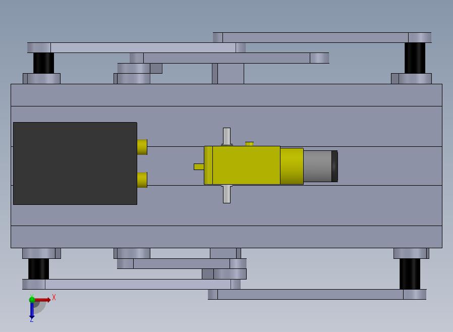 arana六足连杆行走结构3D图纸+Solidworks设计