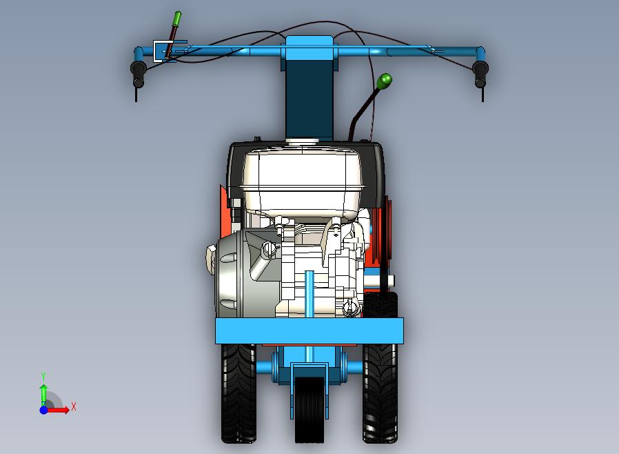 Agricultural+tools自走式农机3D图纸+INVENTOR设计+附STP