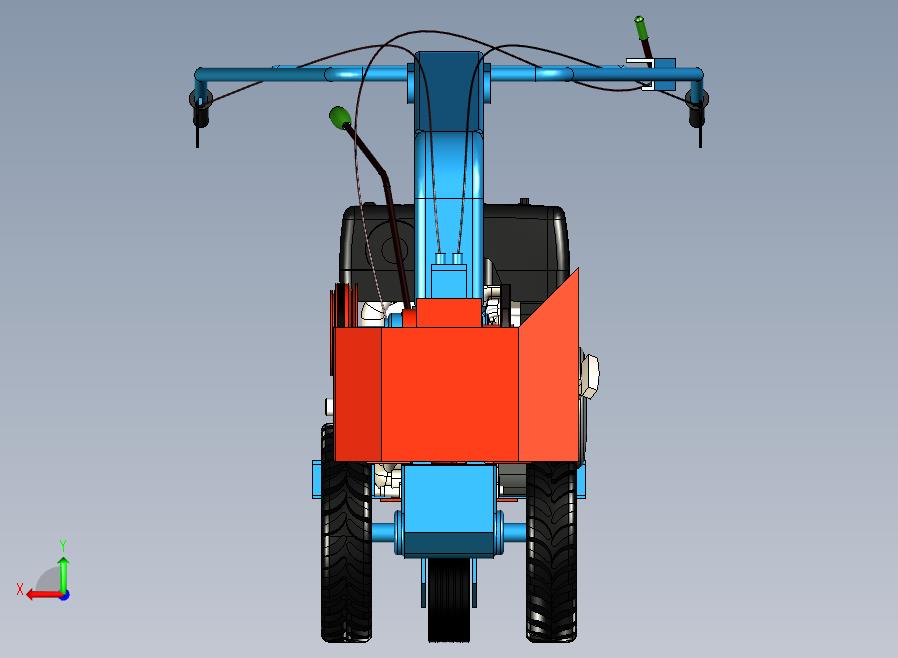 Agricultural+tools自走式农机3D图纸+INVENTOR设计+附STP