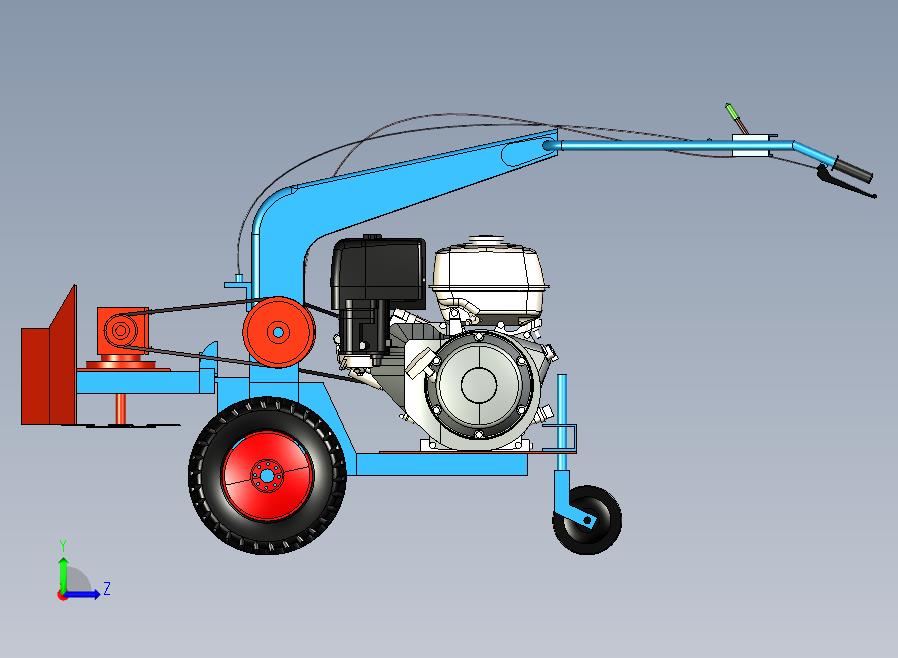 Agricultural+tools自走式农机3D图纸+INVENTOR设计+附STP