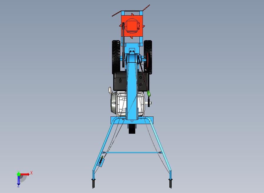 Agricultural+tools自走式农机3D图纸+INVENTOR设计+附STP