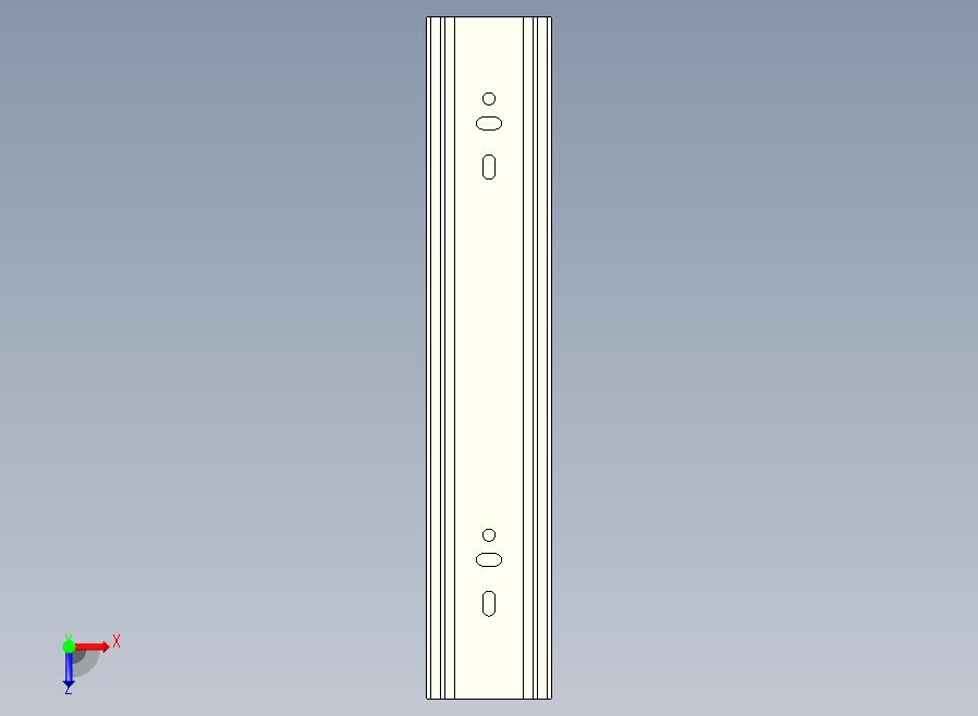 3节45宽标准滑轨[DSNTN45-250-A]抽屉滑轨