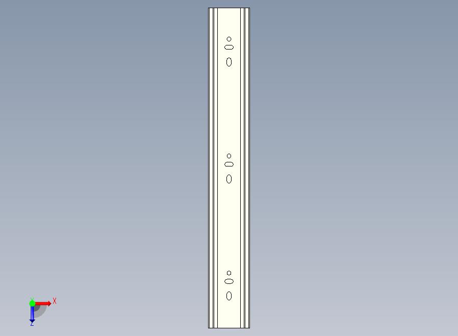 3节45宽标准滑轨[DSNTN45-350-A]抽屉滑轨