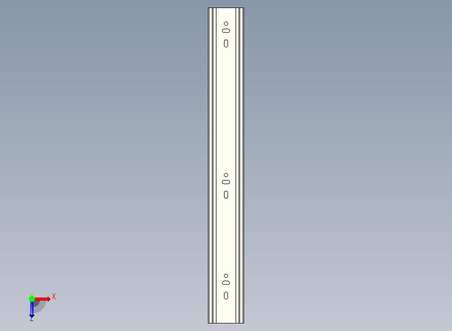 3节45宽标准滑轨[DSNTN45-400-A]抽屉滑轨