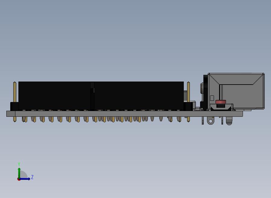 Arduino+UNO电子开发板3D数模图纸+Solidworks设计