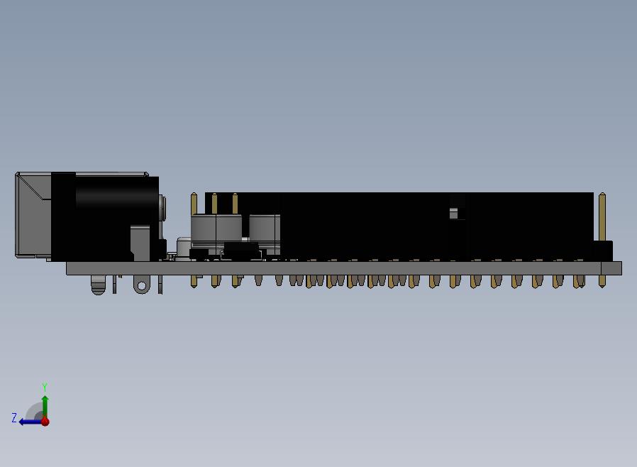 Arduino+UNO电子开发板3D数模图纸+Solidworks设计