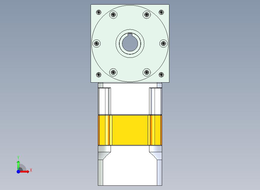 22PW110双孔 PGH90-L2 19-70-90-M6 PW110转向器 直径22双孔输出 带90斜齿行星减速机