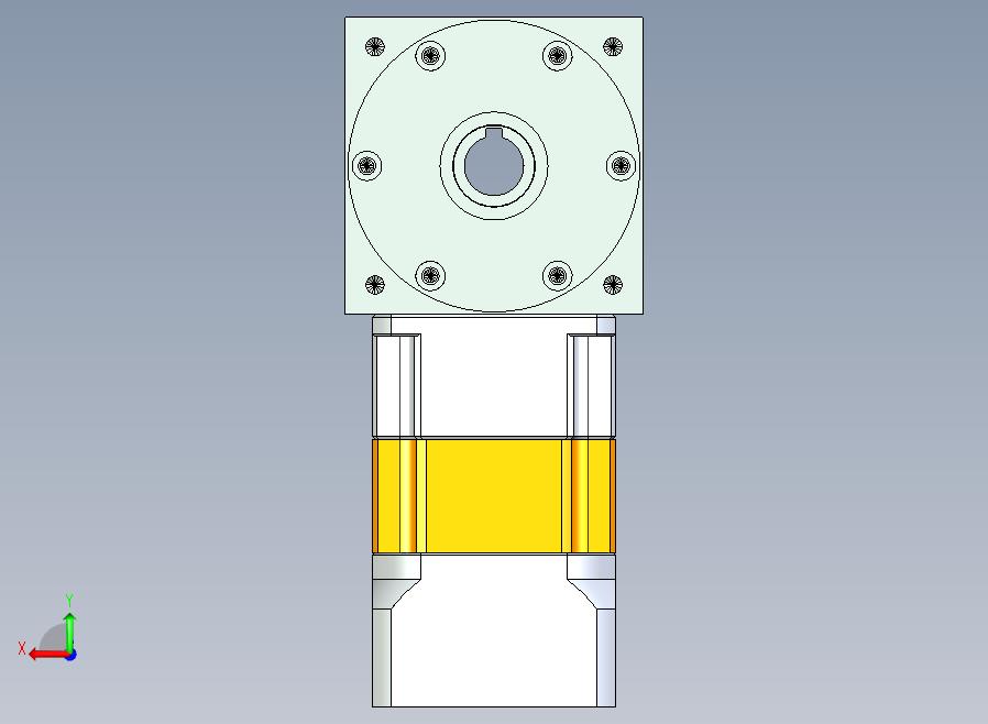 22PW110双孔 PGH90-L2 19-70-90-M6 PW110转向器 直径22双孔输出 带90斜齿行星减速机