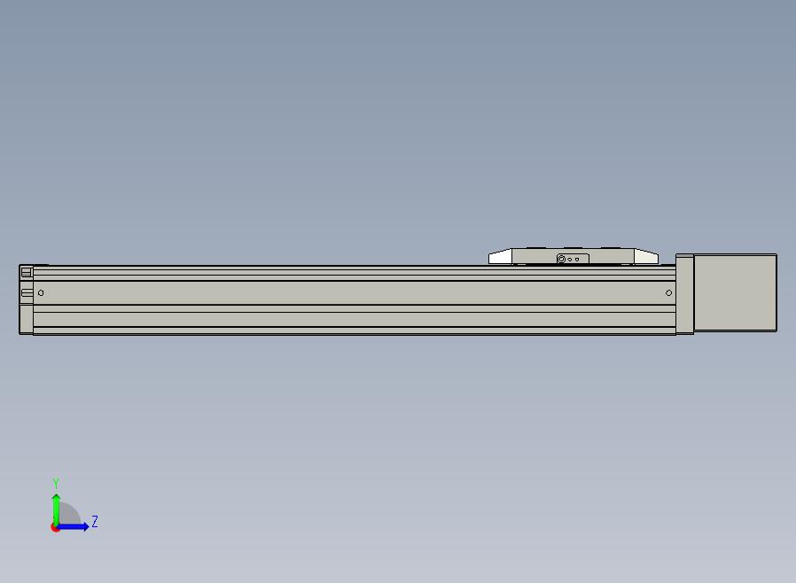 50型 导轨内嵌式直线滑台模组 100W马达任意位置安装DZ50-300-MS