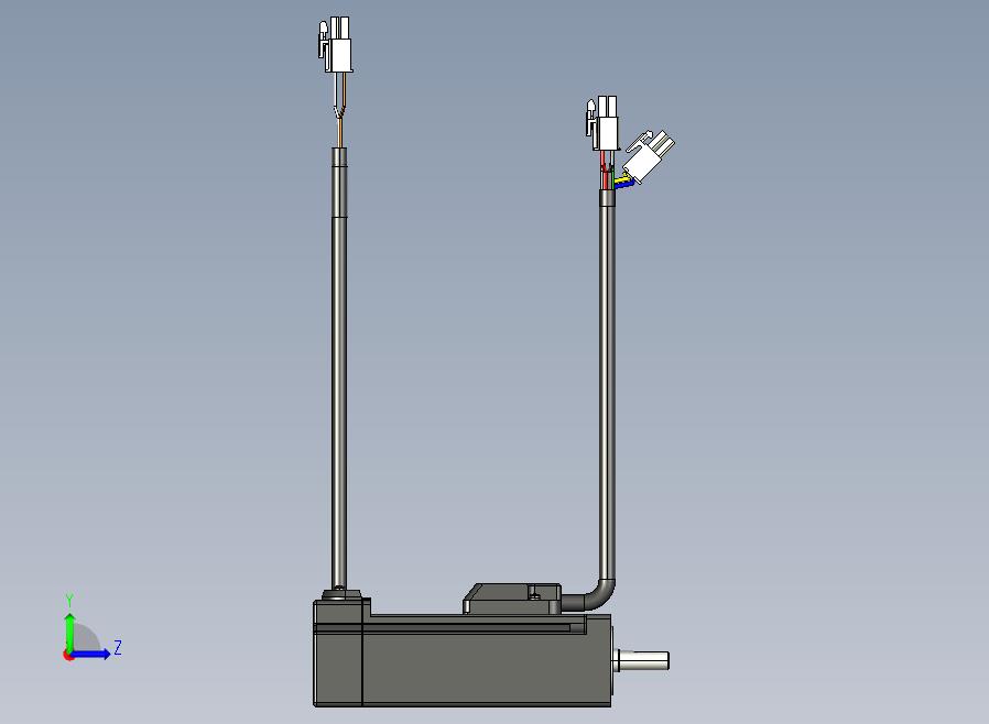 100W_键槽 带刹车 带油封 增量伺服电机 (2)