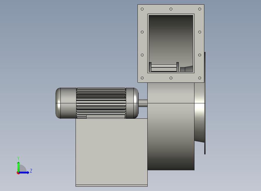 CF系列多翼式离心通风机[CF(A)系列-2.5A-0°-左旋-220╱380-0.75]