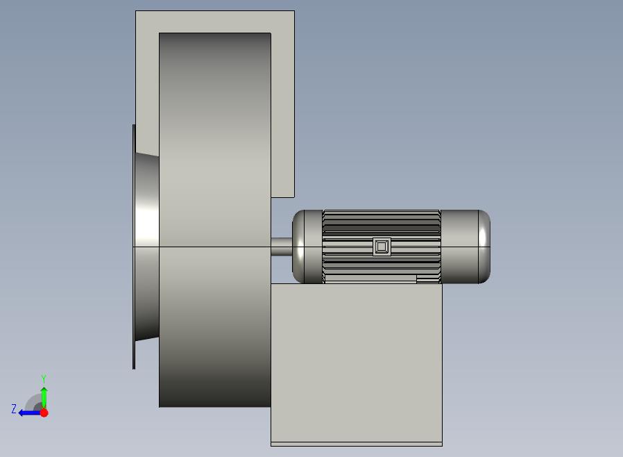 CF系列多翼式离心通风机[CF(A)系列-2.5A-0°-左旋-220╱380-0.75]