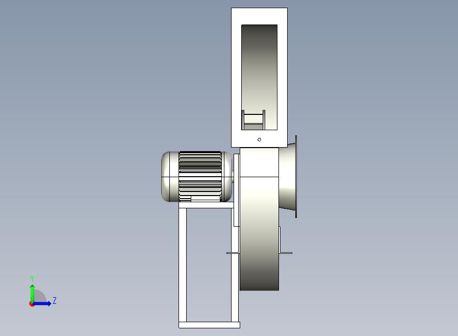 CF系列多翼式离心通风机[CF(A)系列-3.5A-0°-右旋-220╱380-2.2]