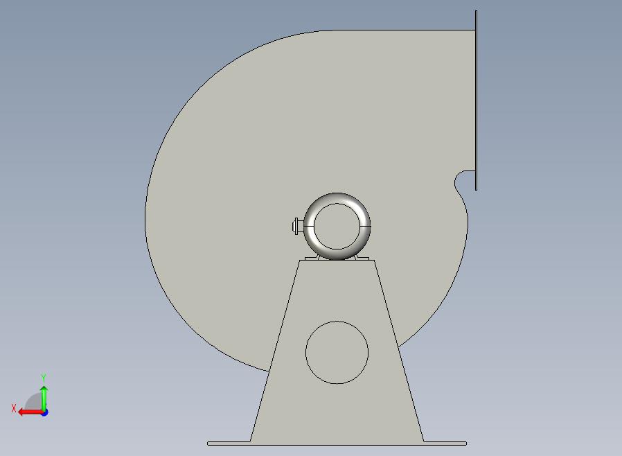 CF系列多翼式离心通风机[CF(A)系列-3A-0°-右旋-220╱380-1.5]