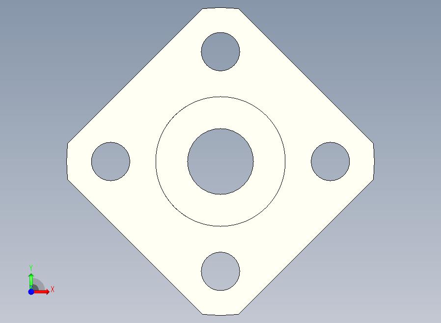 GAC11-D6导向轴支座（法兰型）