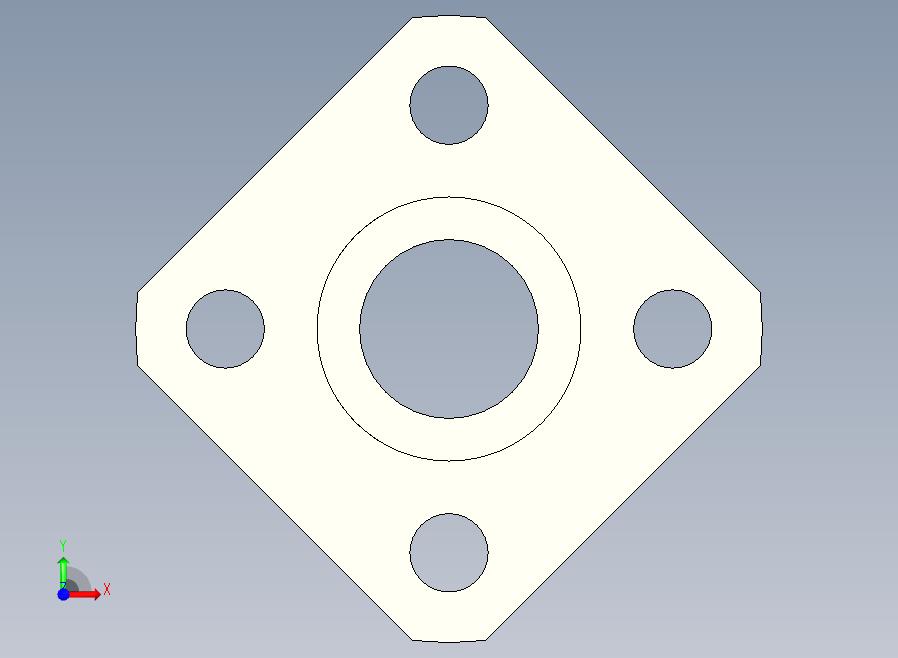 GAC11-D8导向轴支座（法兰型）