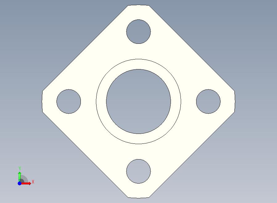 GAC11-D12导向轴支座（法兰型）