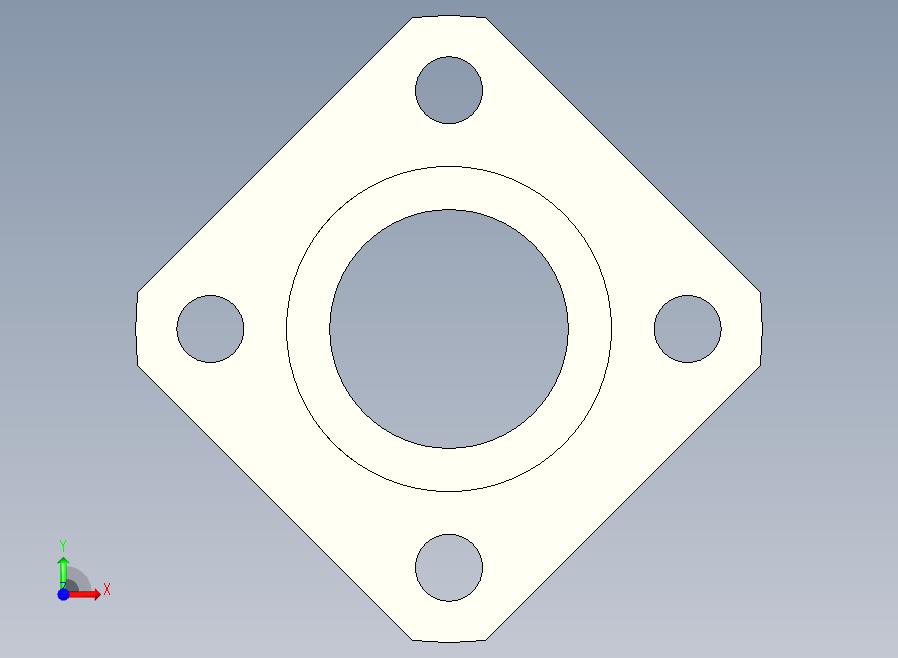 GAC11-D16导向轴支座（法兰型）