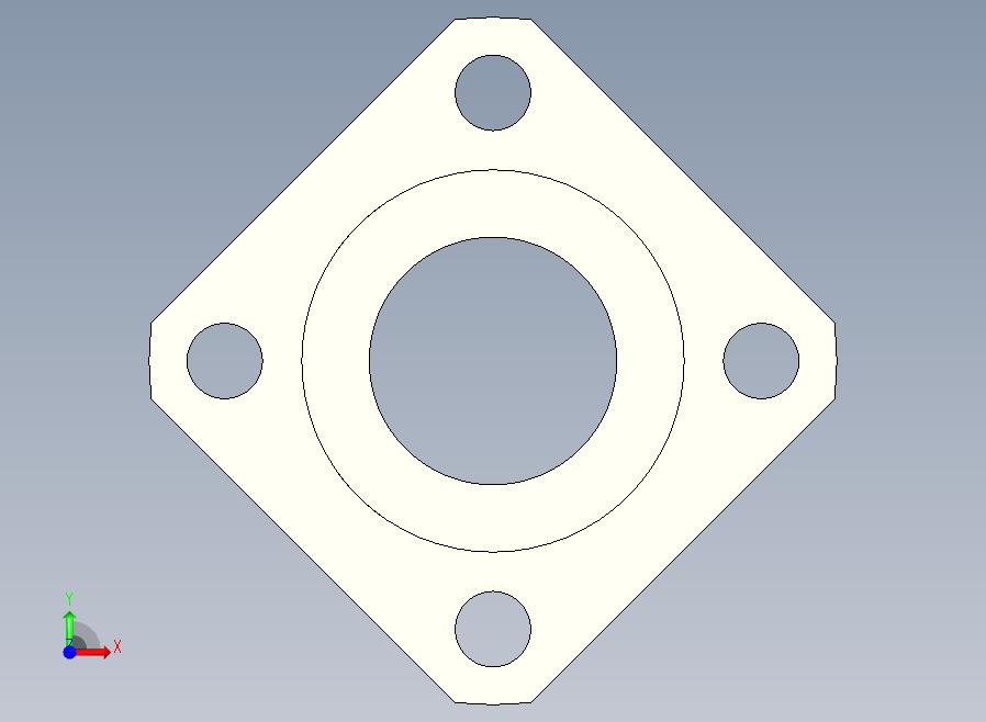 GAC11-D18导向轴支座（法兰型）