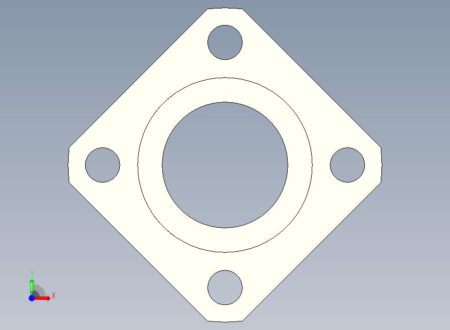 GAC11-D20导向轴支座（法兰型）