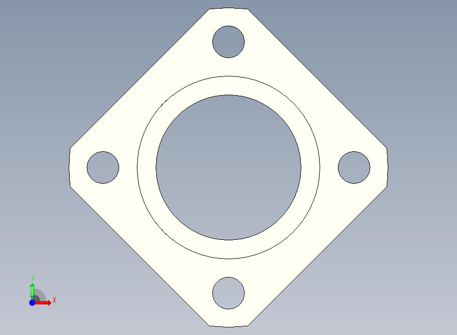 GAC11-D30导向轴支座（法兰型）