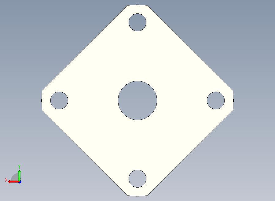 GBJ11-D10导向轴支座（开口型法兰型）