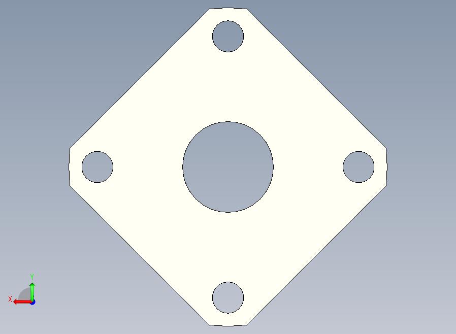 GBJ11-D16导向轴支座（开口型法兰型）