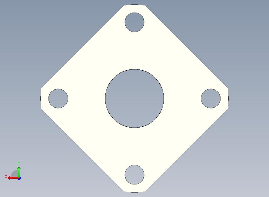 GBJ11-D20导向轴支座（开口型法兰型）