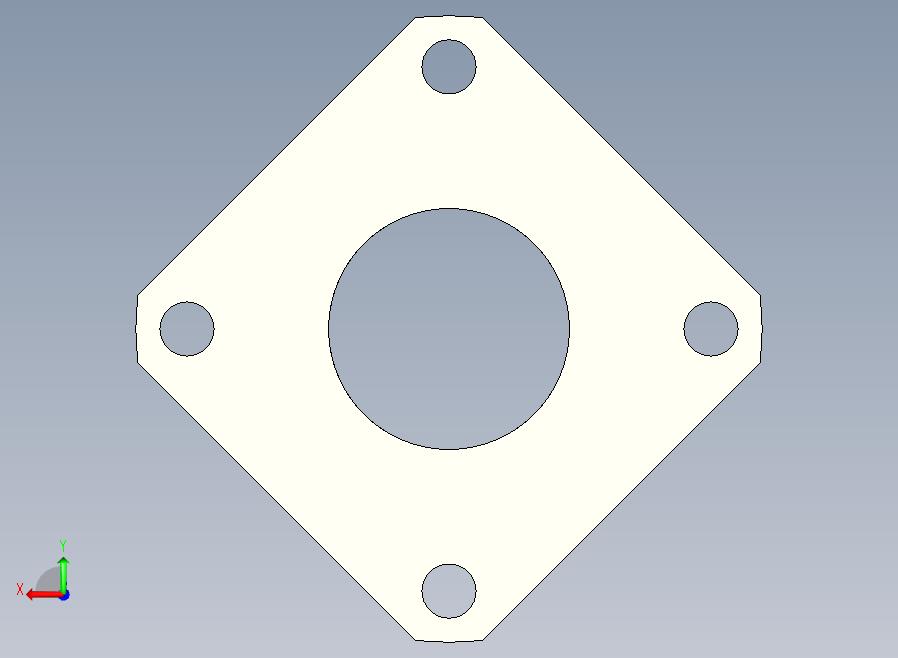 GBJ11-D40导向轴支座（开口型法兰型）