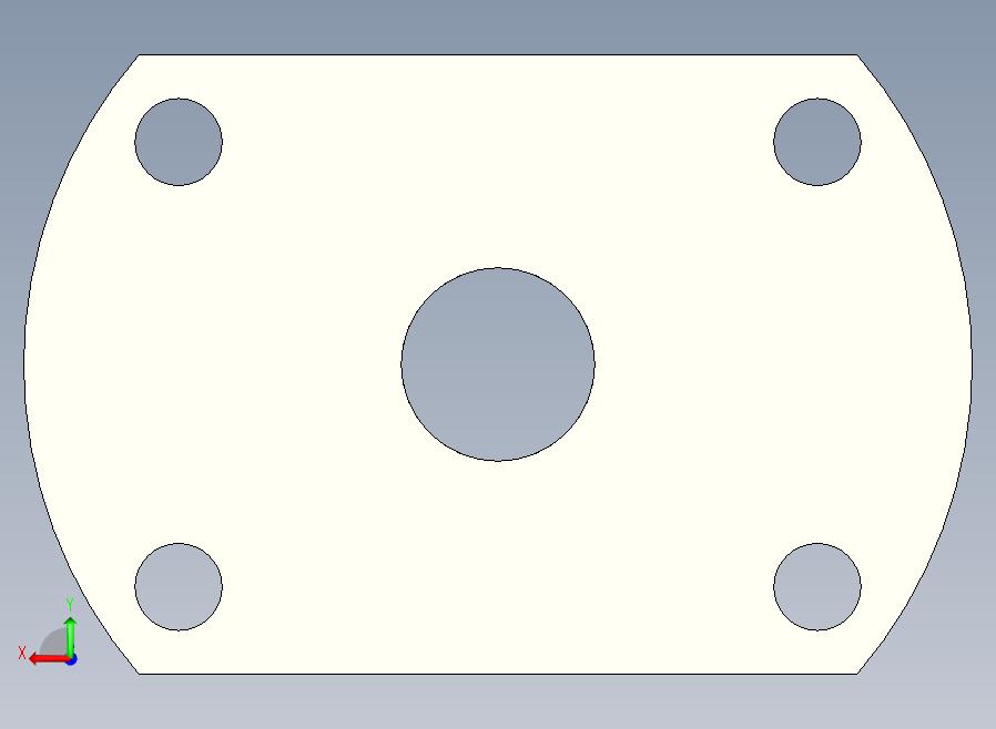 GBJ21-D10导向轴支座（开口型法兰型）