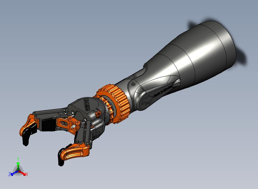 手臂假肢夹爪（ACCBI-1）3D数模图