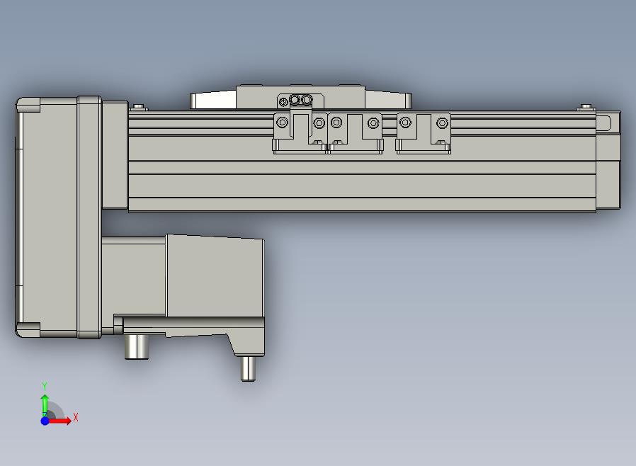 GTH4-L#-50-BM-M05-C3 GTH4内嵌式螺杆滑台 电机后折 TOYO模组