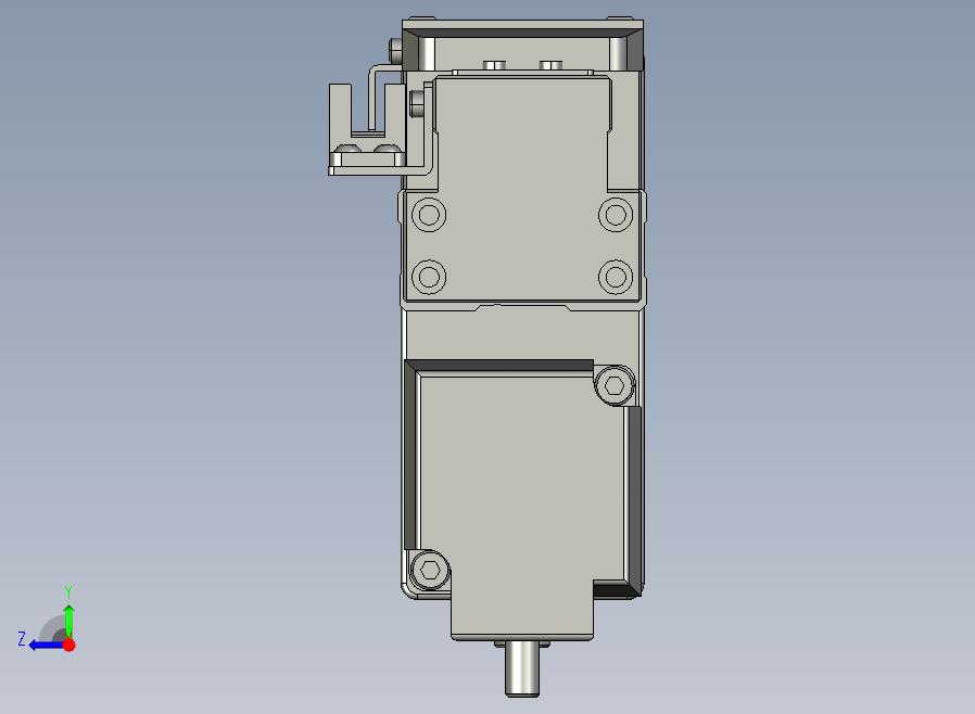 GTH4-L#-50-BM-M05-C3 GTH4内嵌式螺杆滑台 电机后折 TOYO模组